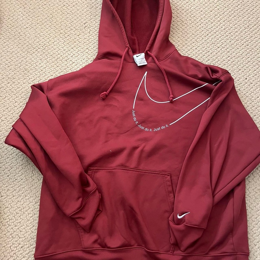 Nike Therma-Fit Burgundy Hoodie